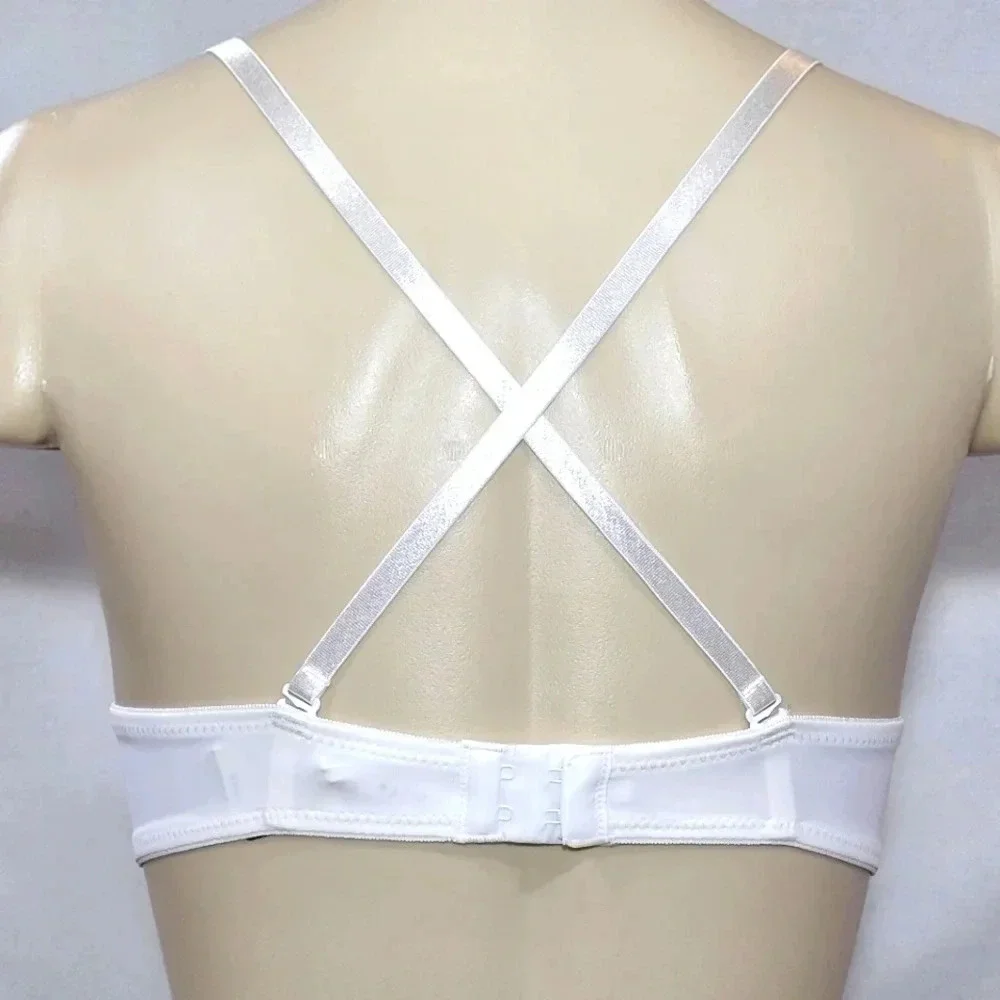 40DD Maidenform 5809 Self Expressions Convertible‎ Pushup Bra White NWT